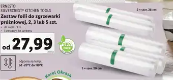 Lidl Folia do zgrzewarki Ernesto oferta