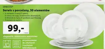 Lidl Zestaw talerzy Ernesto oferta