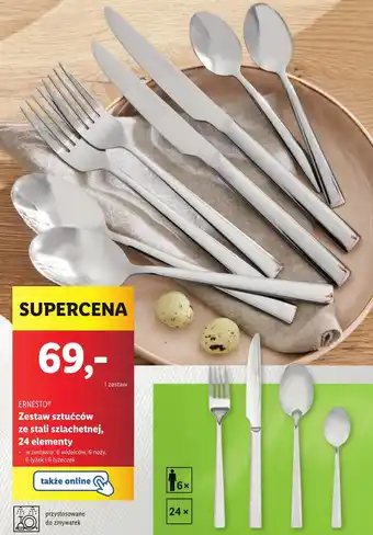 Lidl Zestaw sztućców Ernesto oferta