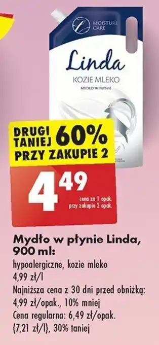 Biedronka Mydło w płynie Linda, 900 ml oferta