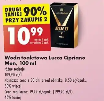 Biedronka Woda toaletowa Lucca Cipriano Men, 100 ml oferta