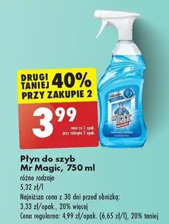 Biedronka Płyn do szyb Mr Magic, 750 ml oferta