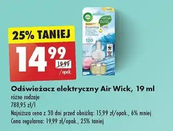 Biedronka Odświeżacz elektryczny Air Wick, 19 ml oferta
