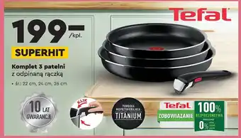 Biedronka Komplet 3 patelni z odpinaną rączką oferta
