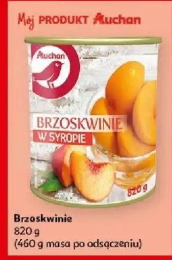 Auchan Brzoskwinie 820 g oferta