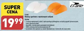 ALDI CRANE Okulary sportowe z wymiennymi szkłami oferta