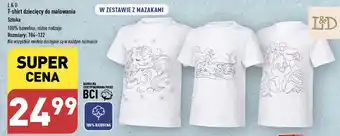 ALDI L&D T-shirt dziecięcy do malowania oferta