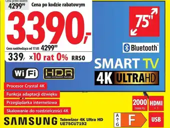 Media Expert Smart tv Samsung oferta