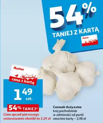 Auchan Czosnek Auchan oferta