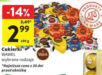 Intermarche Cukierki WAWEL 100 g oferta