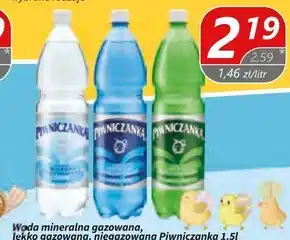 Społem Piwniczanka Naturalna woda mineralna średnionasycona CO2 1,5 l oferta