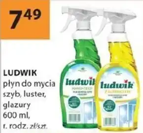 Drogerie Laboo Ludwik Płyn do mycia szyb i glazury nano-tech zielone jabłuszko 600 ml oferta