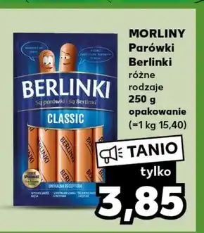 Kaufland Berlinki Classic Kiełbasa 250 g oferta
