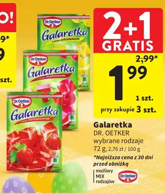 Intermarche Galaretka DR. OETKER 72g oferta