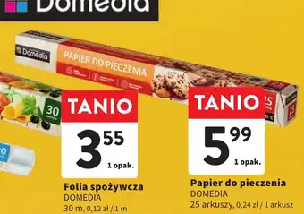 Intermarche Papier do pieczenia DOMEDIA 25 arkuszy oferta