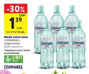 Intermarche Woda mineralna CISOWIANKA 0,33l oferta