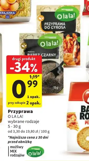 Intermarche Przyprawa O LA LA! 5-30g oferta