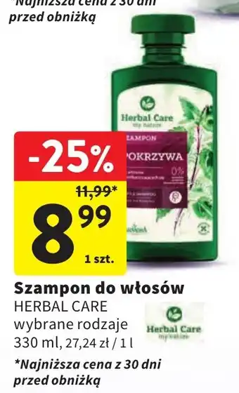 Intermarche Szampon do włosów HERBAL CARE 330ml oferta