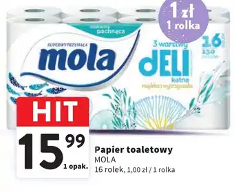 Intermarche Papier toaletowy MOLA 16 rolek oferta