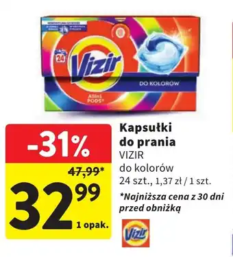 Intermarche Kapsułki do prania VIZIR 24szt. oferta