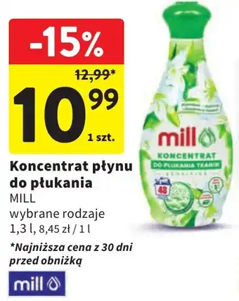 Intermarche Koncentrat płynu do płukania MILL 1,3l oferta