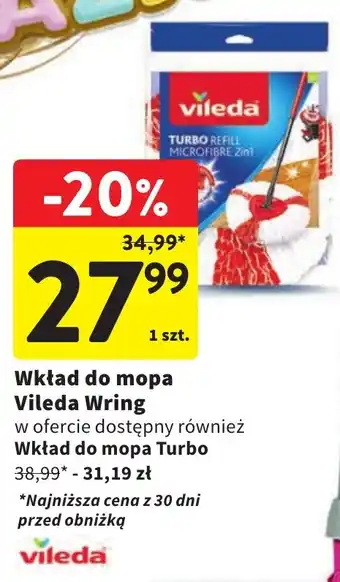 Intermarche Wkład do mopa Vileda Wring oferta