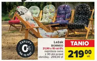 Carrefour Leżak BORNEO oferta