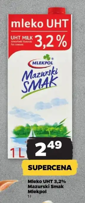 Netto Mleko UHT 3,2% Mazurski Smak Mlekpol 1 l oferta