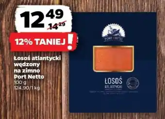 Netto Łosoś atlantycki wędzony na zimno Port Netto 100 g oferta