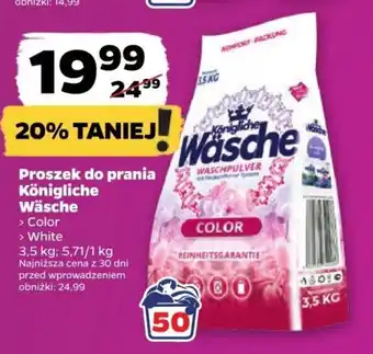 Netto Proszek do prania Königliche Wäsche 3,5 kg oferta