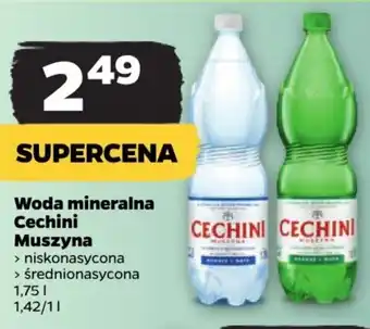 Netto Woda mineralna Cechini Muszyna 1,75 l oferta