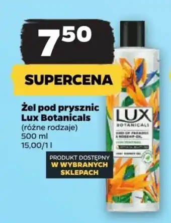 Netto Żel pod prysznic Lux Botanicals 500 ml oferta