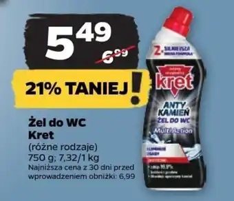 Netto Żel do WC Kret 750 g oferta