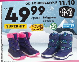 Biedronka Śniegowce dziecięce oferta