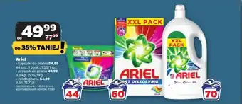 Netto Ariel kapsułki do prania 44 szt. / proszek do prania 3,3 kg / żel do prania 3,5 l oferta