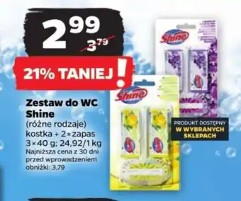 Netto Zestaw do WC Shine 3 x 40 g oferta