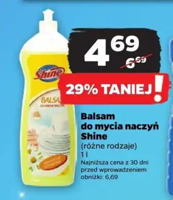 Netto Balsam do mycia naczyń Shine 1 l oferta