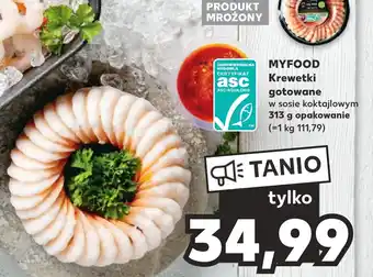 Kaufland MYFOOD Krewetki gotowane 313g oferta