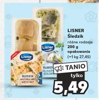 Kaufland LISNER Śledzik 200g oferta