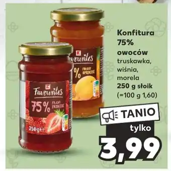 Kaufland Konfitura 75% owoców 250g oferta
