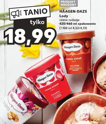 Kaufland HAAGEN-DAZS Lody 420/460ml oferta