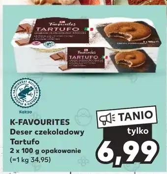 Kaufland K-FAVOURITES Deser czekoladowy Tartufo 2 x 100g oferta