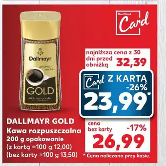 Kaufland DALLMAYR GOLD Kawa rozpuszczalna 200g oferta