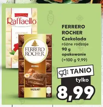 Kaufland FERRERO ROCHER Czekolada 90 g oferta