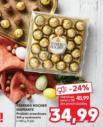 Kaufland FERRERO ROCHER DIAMANTE Pralinki orzechowe 300g oferta