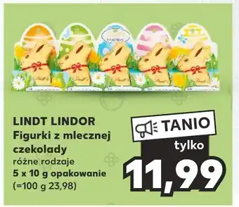 Kaufland LINDT LINDOR Figurki z mlecznej czekolady 5 x 10g oferta