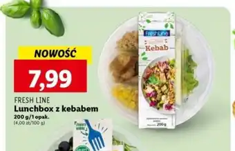 Lidl FRESH LINE Lunchbox z kebabem 200g oferta