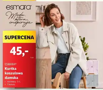 ESMARA Kurtka koszulowa damska rozmiary: S-L