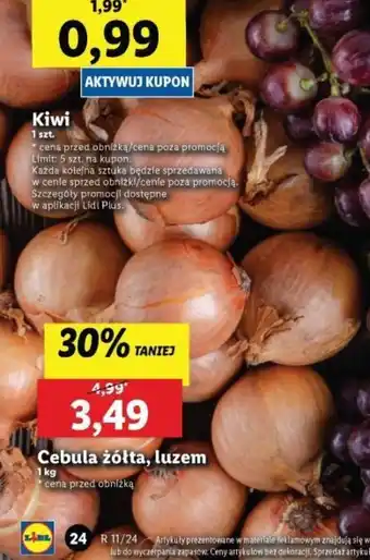 Cebula żółta, luzem 1kg