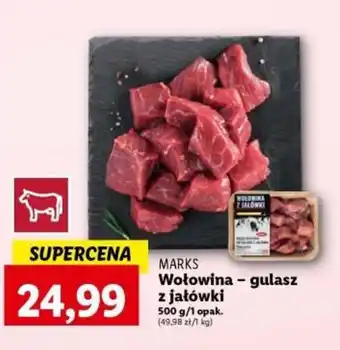 Lidl MARKS Wołowina gulasz z jałówki 500 g oferta